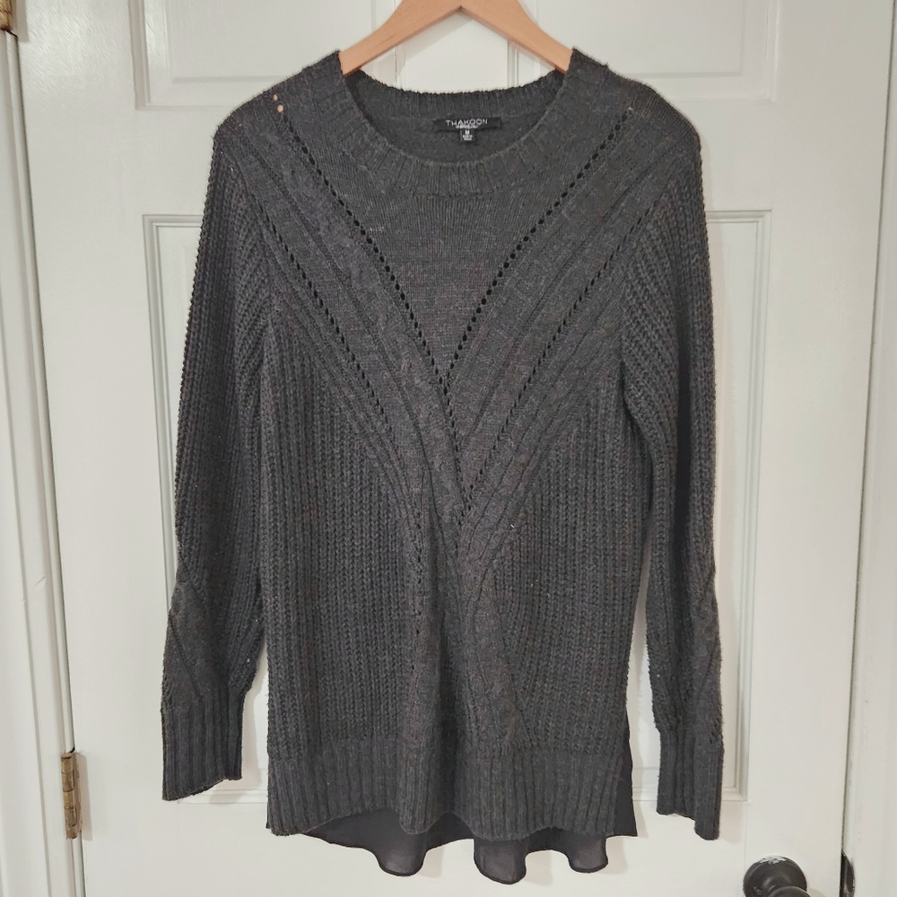 Thakoon Knit Mesh Sweater